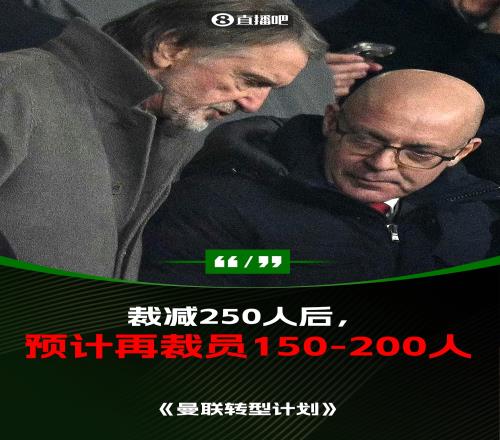 此前已裁员250人！曼联官方：将再裁员150200人，必须扭亏为盈