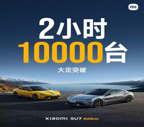 这么支持！雷军推出小米SU7Ultra52.99万起两小时大定10000台！