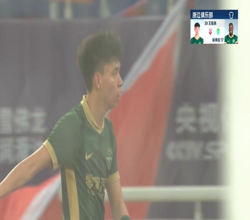 拼尽全力！王钰栋第84分钟被换下，本场7次射门打进2球