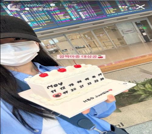 生日整这么浪漫志宣更新动态：惊喜接机大成功