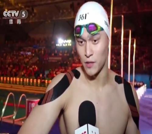 孙杨：我从张琳手中接过旗帜的时候，就想过也会有人接替我的位置