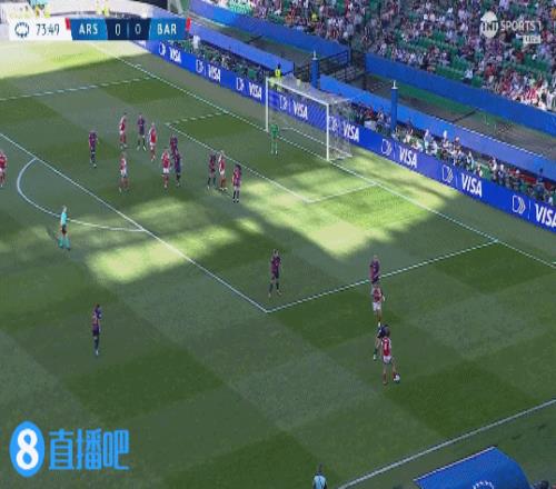 你厂先破僵！女足欧冠决赛，阿森纳女足第74分钟10领先