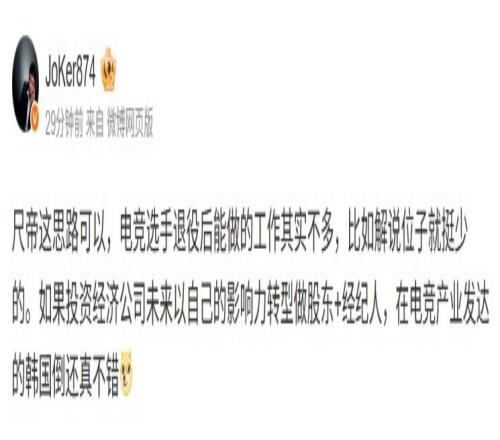 Joker谈Ruler投资经纪公司：尺帝这思路可以在韩国倒还真不错