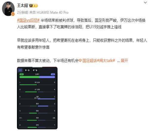 媒体人评换人：早就应该多用年轻人，年轻人有希望奉献意外惊喜