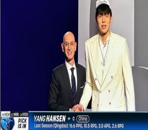 孔德昕：18年，6572天，我们终于又等到了中国球员在选秀夜上台
