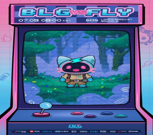 BLG公布明早交手FLY赛前海报：你会飞我直接拿下制空权！