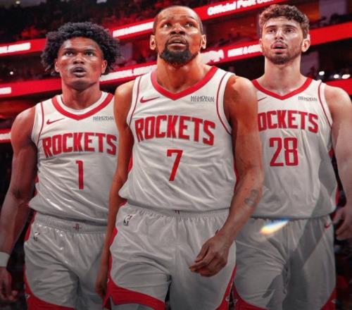 火箭媒体：杜兰特、阿门、申京组成的三巨头在NBA的排名是