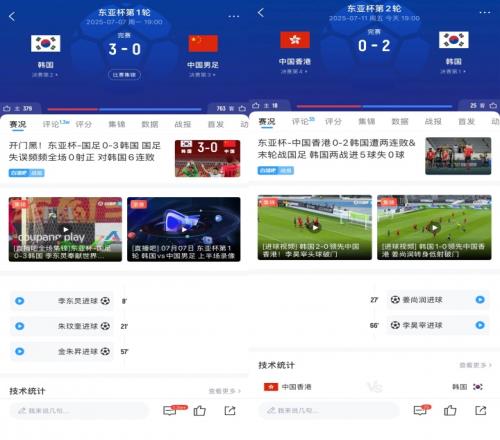 末轮直接对决！国足03负韩国，中国香港02负韩国！谁能摆脱垫底
