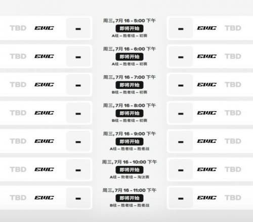 EWC《英雄联盟》小组赛首轮对阵：A组G2vsFUR，B组CFOvsHLE