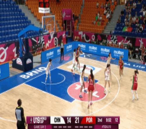 突然哑火！中国U19女篮连续打铁失误葡萄牙轰出120进攻高潮
