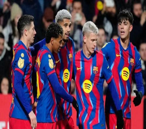 险胜黑马巴萨21淘汰皇马克星，亚马尔4场4球封神稳进国王杯4强