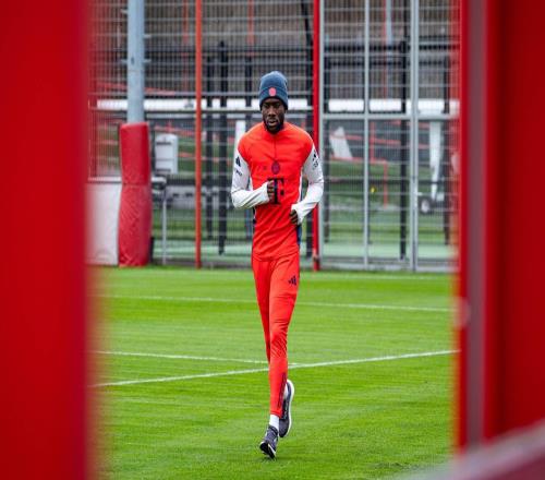 阿方索今天恢复场地训练，图片报：他预计对弗赖堡时回归