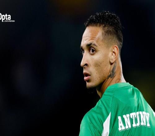 安东尼自贝蒂斯首秀以来参与23球，同期为西甲球员第六多