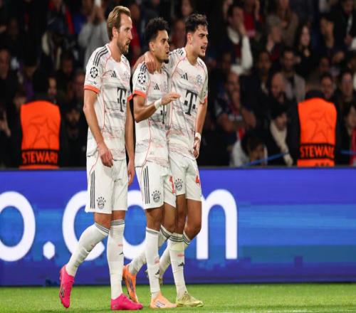 欧冠狂欢夜：拜仁21赢巴黎登顶利物浦送皇马首败阿森纳10连胜