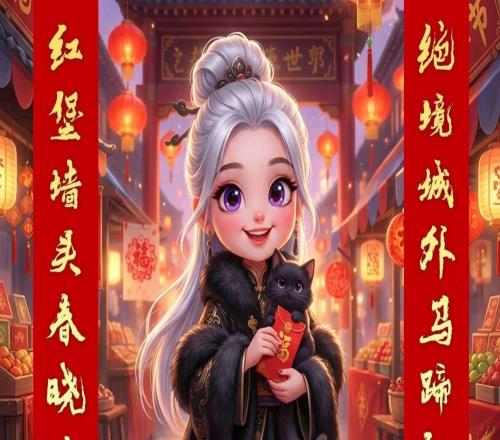 长夜尽处马蹄轻，春晓花开蹄疾行