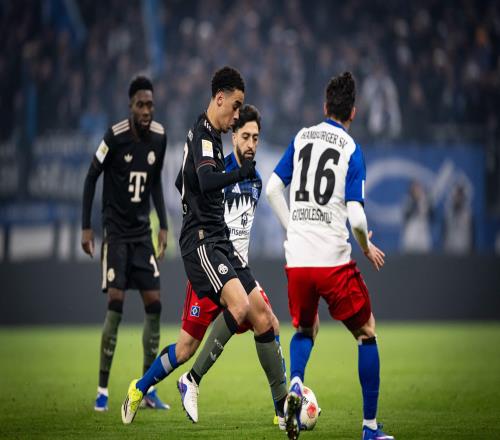 这次没能拿捏，拜仁各项赛事对阵汉堡九连胜被终结