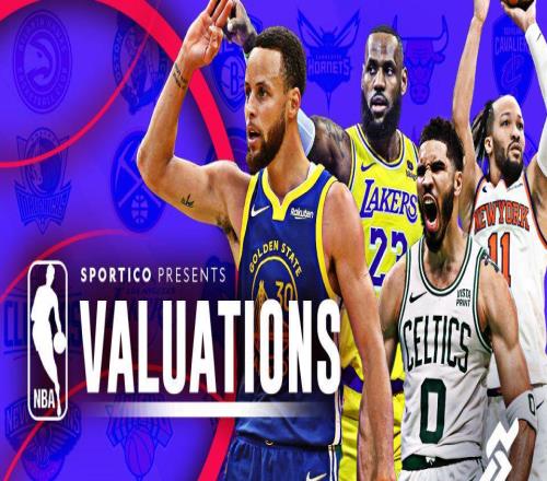 NBA球队最新估值：勇士113.3亿连续5年领跑火箭第10开拓者第24