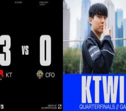 微博热议CFO遭KT横扫出局：不是姿态神之一手四强估计全是LCK