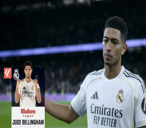 打入一球，贝林厄姆当选皇马vs塞维利亚全场最佳球员