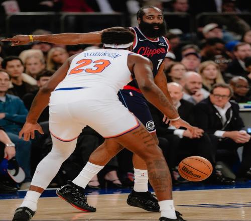 3人很关键！快船半场5651尼克斯：哈登12+1+5无解！