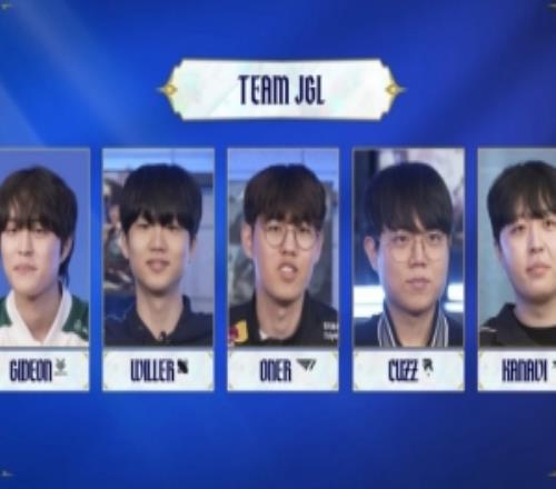 LCK季前赛打野队：上Gideon中单Kanavi野Cuzz下路OnerWiller