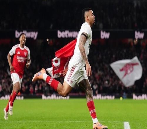 替补建功，热苏斯自今年1月1日以来首次取得进球