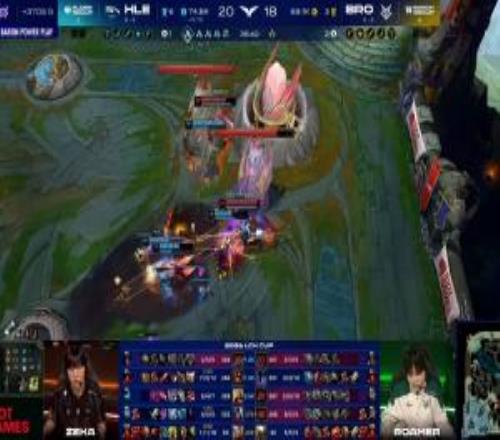 韩华变韩滔HLE领先6k主动开大龙Kanavi惩戒失误，差点被BRO翻盘