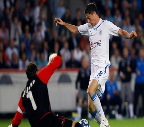 若莱万今晚进球，布鲁日将成为他欧冠中打入进球的第39个对手