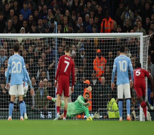 命中注定曼城近五次英超对阵利物浦罚点球有四次失手