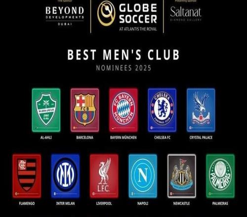 环足奖年最佳男足俱乐部候选：巴黎、切尔西、巴萨、拜仁在列