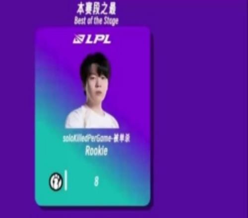 LPL第三赛段数据之最：GALAKDA总击杀等六项第一Rookie高被单杀