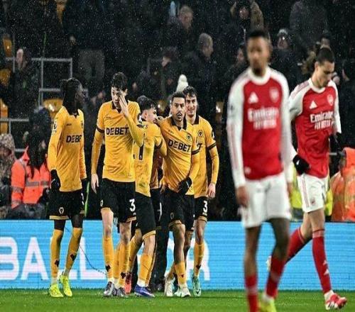 狼队22绝平阿森纳萨卡破门