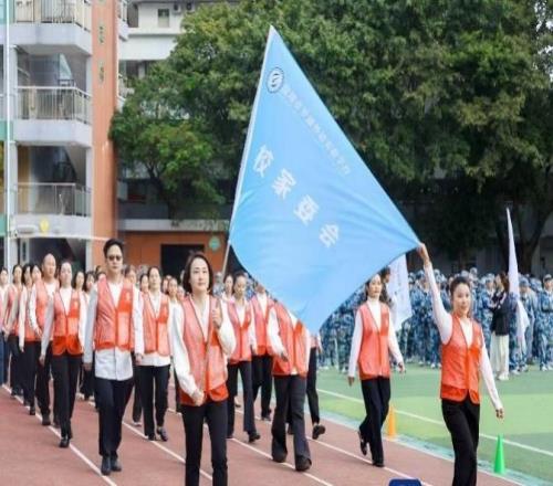 赛场逐光国防铸魂罗外实验举行校园体育文化节暨田径运动会