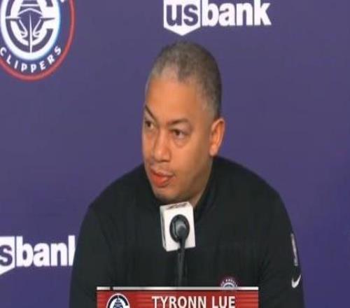 卢：没觉得我们软弱，别的队比快船快和高大所以我们得更拼