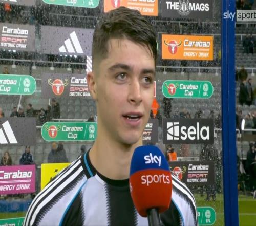 刘易斯米利：我在纽卡长大，没有比绝杀晋级更好的了