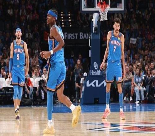 雷霆连续两场有12名球员至少得到5分创造NBA历史纪录