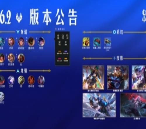 26.2版本改动：石头人杰斯格温等削弱剑魔维鲁斯艾希等英雄加强