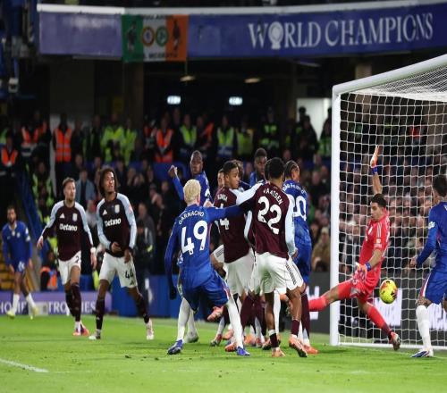 本赛季英超切尔西通过角球打进8球，仅次于阿森纳的10球