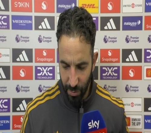 阿莫林：我经历过很多场表现好却没赢的比赛，今天正好相反