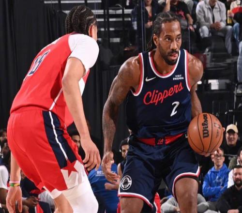 莱纳德33+4快船击败奇才4连胜，哈登22+5+8乔治23+5