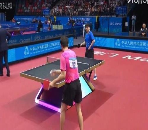 全运会：樊振东首秀40战胜周雨，晋级男单16强