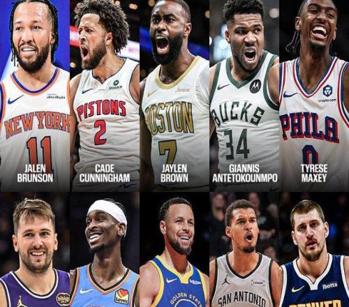 全明星首发出炉！东契奇票王领衔五大国际巨星库里入选詹杜无缘