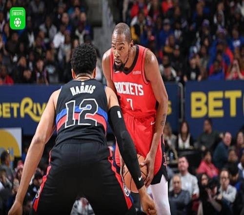 火箭背靠背111104客胜活塞，杜兰特32+7，坎宁安复出得12+8