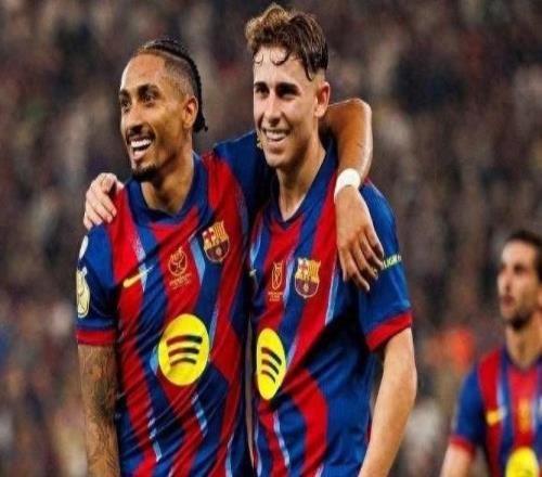 巴塞罗那5比0大胜毕尔巴鄂竞技，强势晋级西班牙超级杯决赛