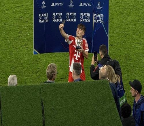 首开记录，伦纳特卡尔当选拜仁vs布鲁日全场最佳球员