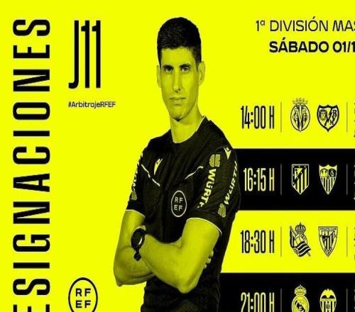 周六西甲裁判：马特奥布斯克茨执法皇马vs瓦伦西亚