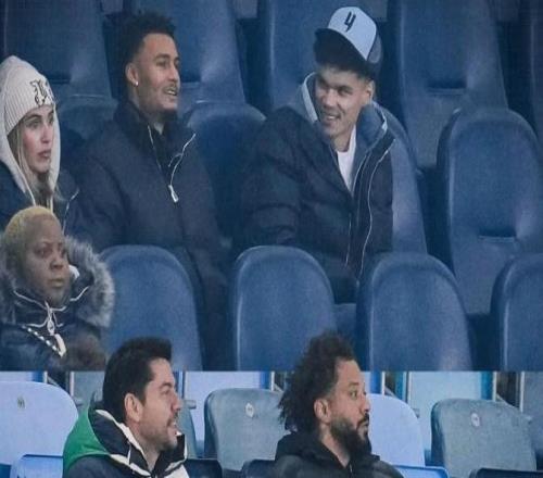 关注青训比赛，奥赖利、马塞洛现场观看曼城U21vs皇马U21