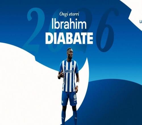 官方：阿拉维斯租借瑞典超级联赛金靴易卜拉欣迪亚巴特