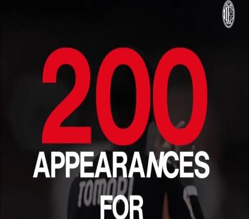 里程碑之战，托莫里迎来米兰生涯第200次出场