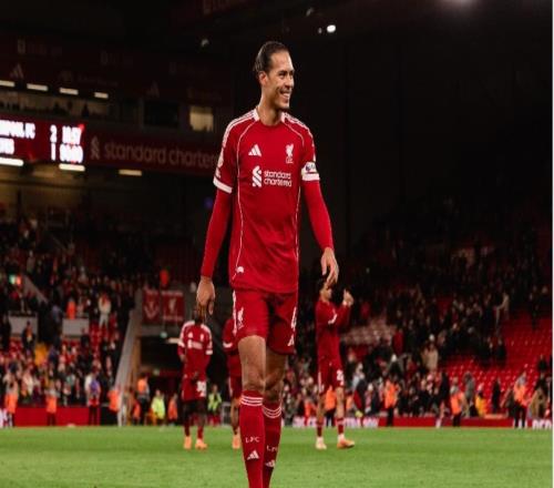 范戴克：维尔茨正适应英超的比赛强度，我们都为他的进球高兴